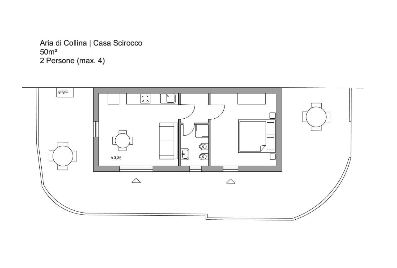 Aria Di Collina - Isola D'Elba Apartment ปอร์โตอัซซูร์โร ภายนอก รูปภาพ